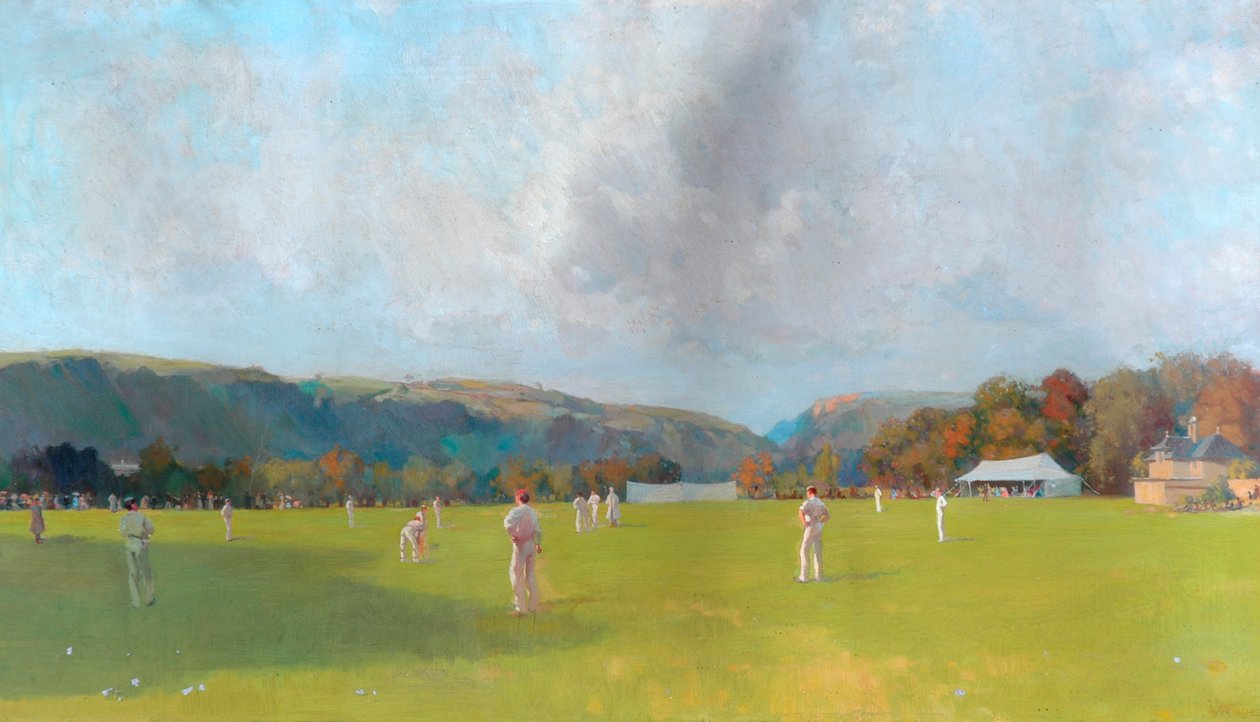 Kriket maçı, Center Vale by Alfred Walter Bayes