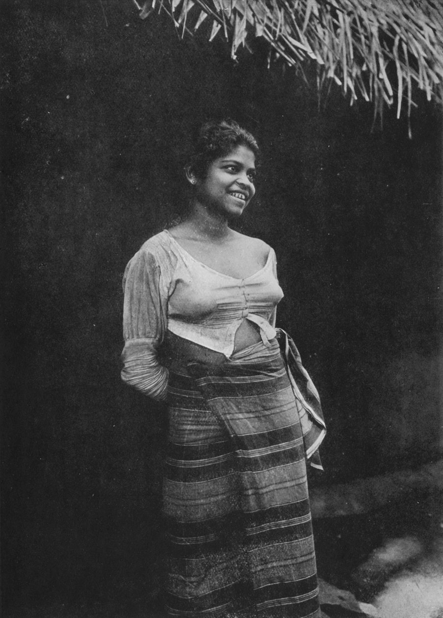 Sinhalese Köyü Güzeli, c1890, 1910 by Alfred William Amandus Plate