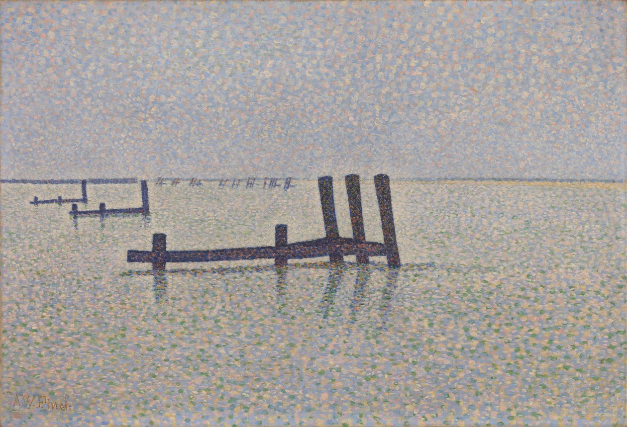 Nieuwpoort'taki Kanal, c. 1889 by Alfred William Finch