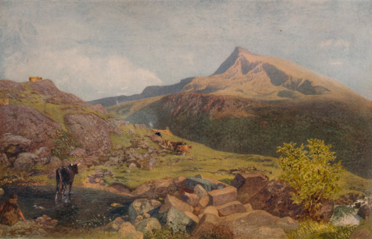Galler Tepeleri arasında, 19. yüzyıl, 1935 by Alfred William Hunt