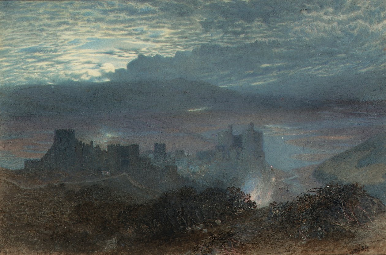 Ötesinde Haliç Olan Kale, 1856 by Alfred William Hunt