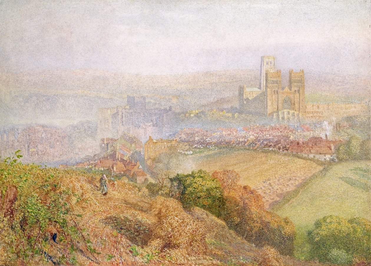 Durham, Kömür Dumanlı Misty by Alfred William Hunt