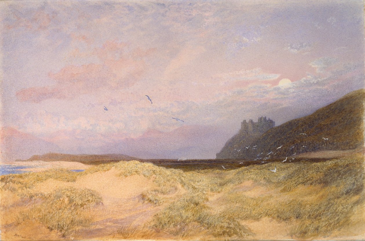 Harlech, 1862 by Alfred William Hunt