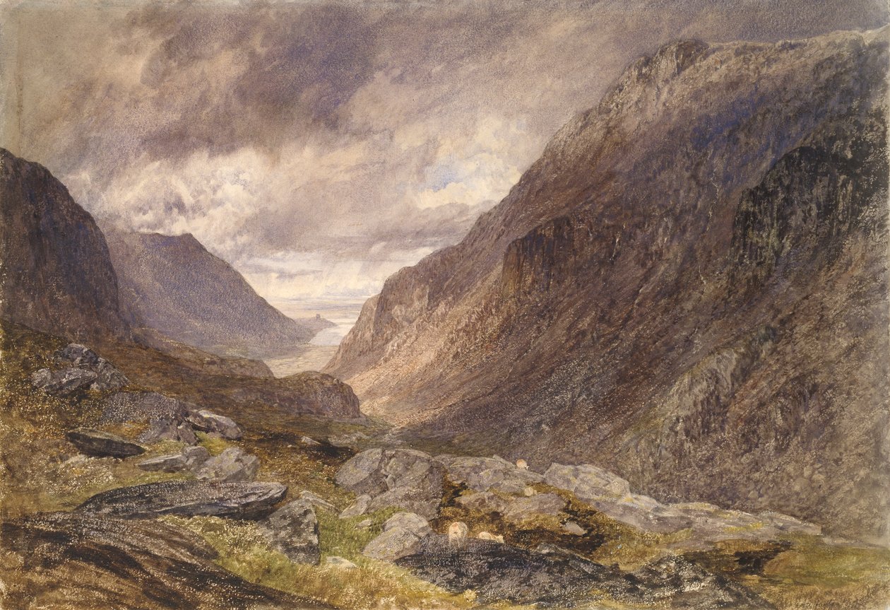 Llanberis Geçidi, c1853 by Alfred William Hunt