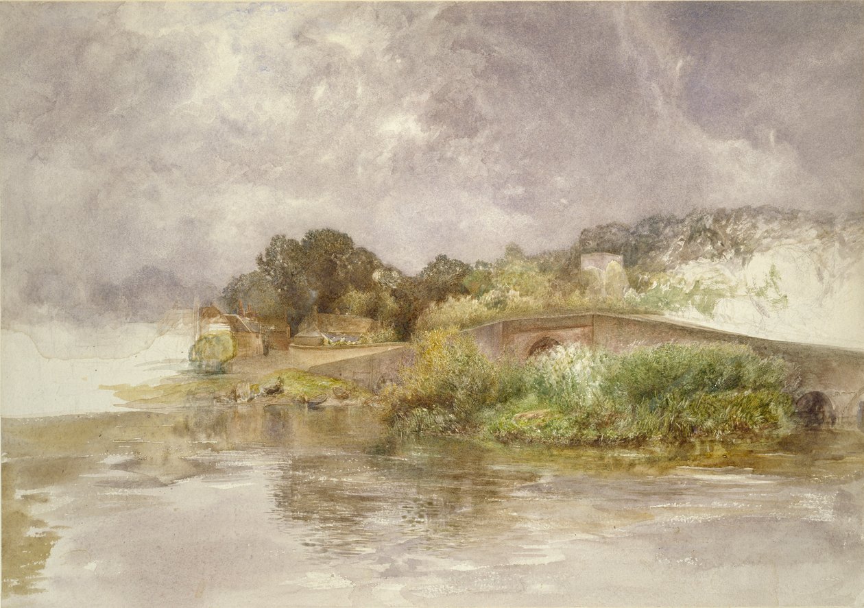 Sonning Köprüsü, c1882 by Alfred William Hunt