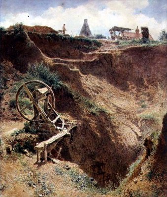 Çakıl Çukuru, Kings Cross (kağıt üzerine suluboya) by Alfred William Hunt
