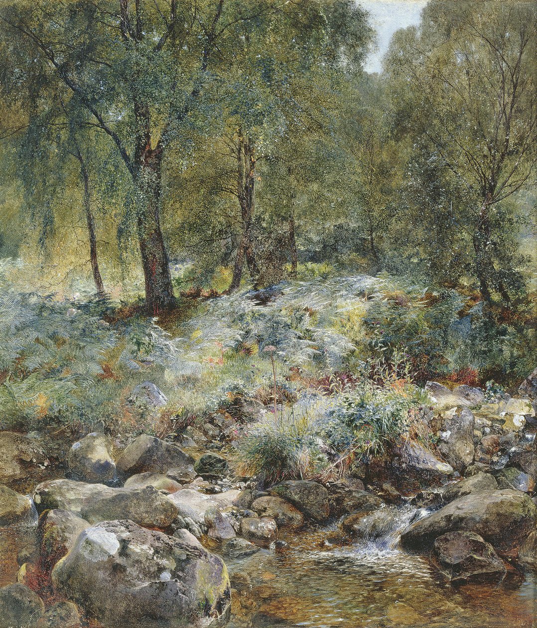 Yapraklar Dönmeye Başladığında, 1856 by Alfred William Hunt