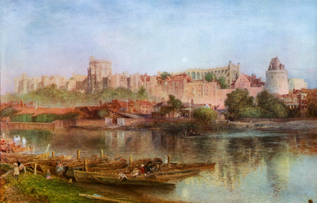 Windsor Şatosu, 1889, 1912. by Alfred William Hunt
