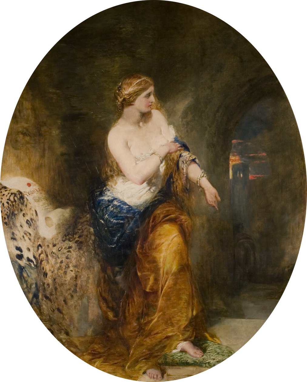 Leydi Godiva, 1856 by Alfred Woolmer