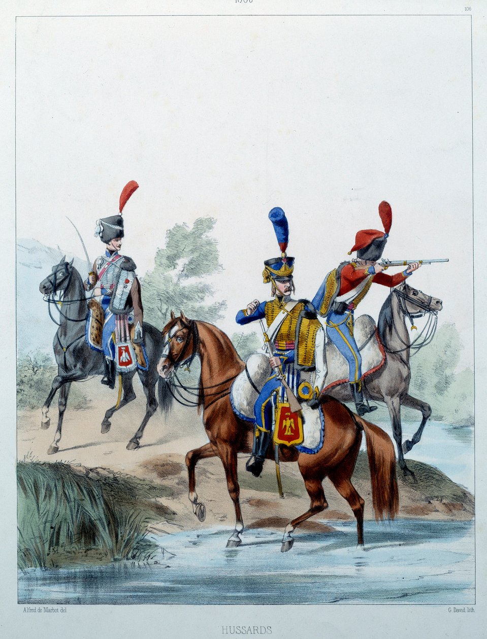 Napolyon Armee: Hussards. Alfred De Marbot