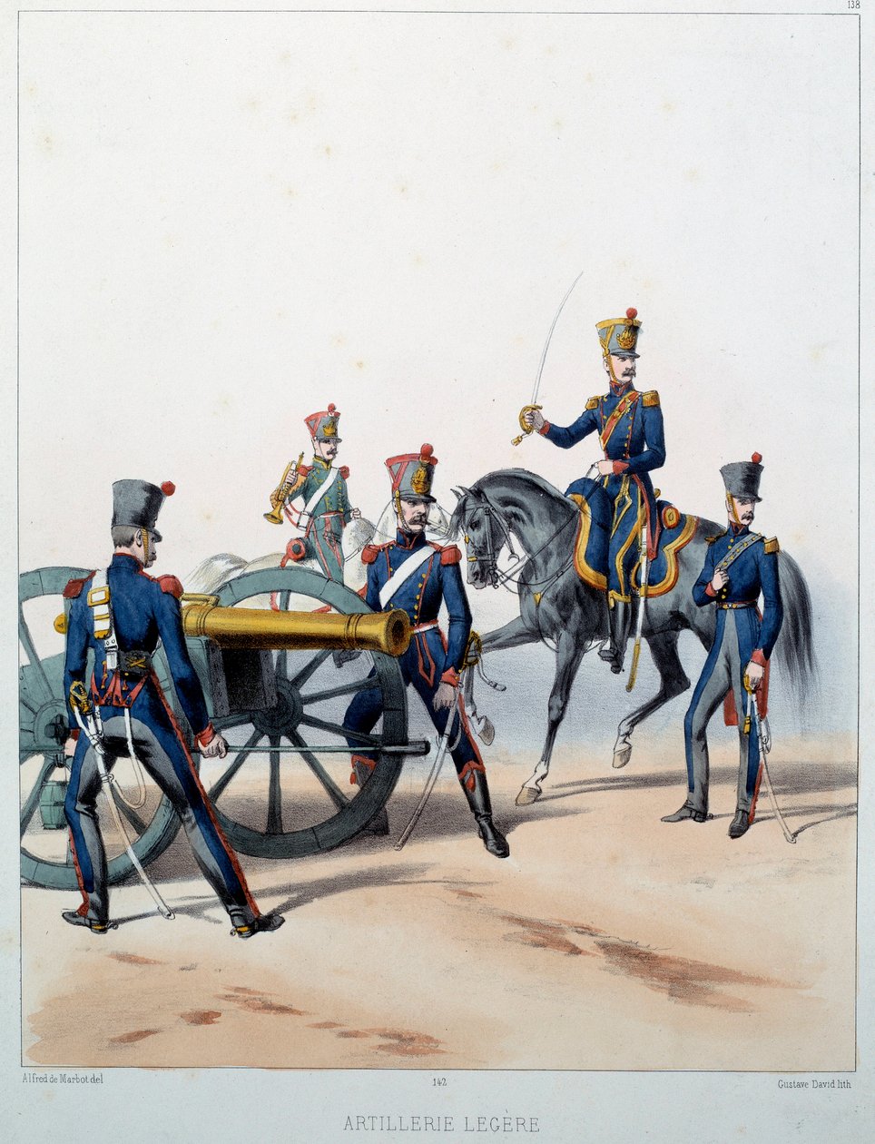 Napolyon Armee: Hafif Topçu. Alfred De Marbot