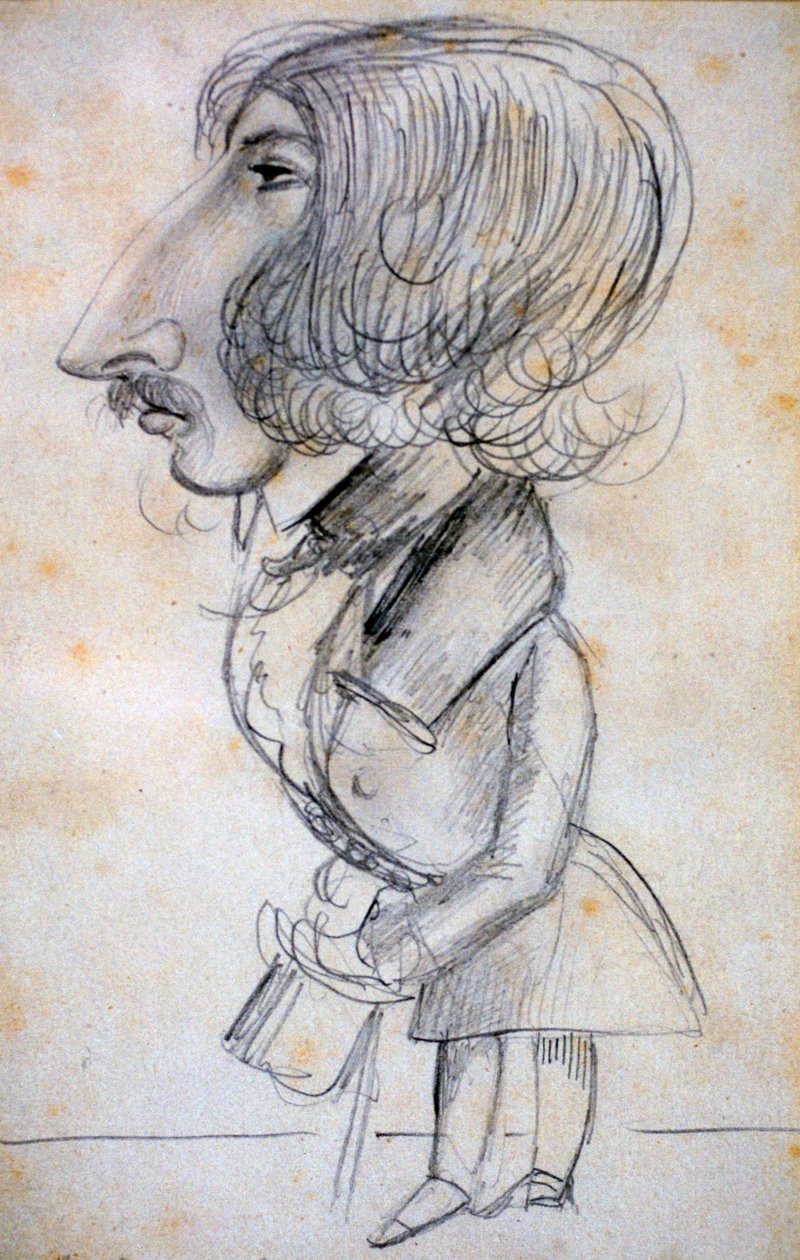 Otoportre, 1838 by Alfred de Musset