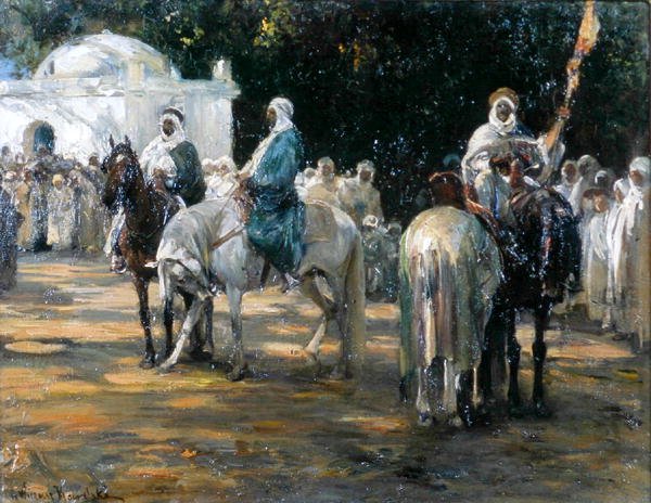 Meşhed Önü, 1903 civarı (tuval üzerine yağlı boya) by Alfred von Wierusz Kowalski