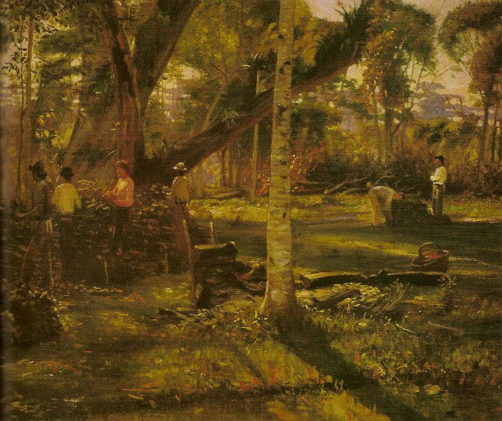 Sapeco da erva-mateToplama yerba-mate by Alfredo Andersen
