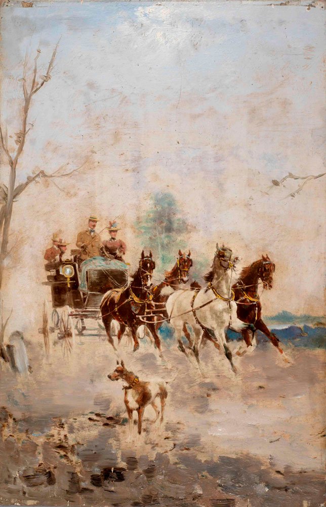 Dört tekerlekli bir araba ile yürüyüş by Alfredo Tominz
