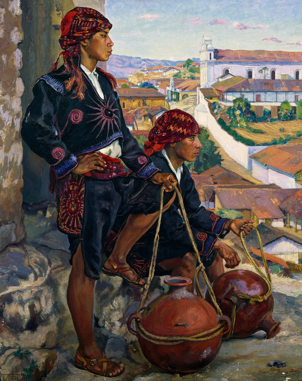 Su Taşıyıcıları, Chichicastenango by Alfredo Gálvez Suárez