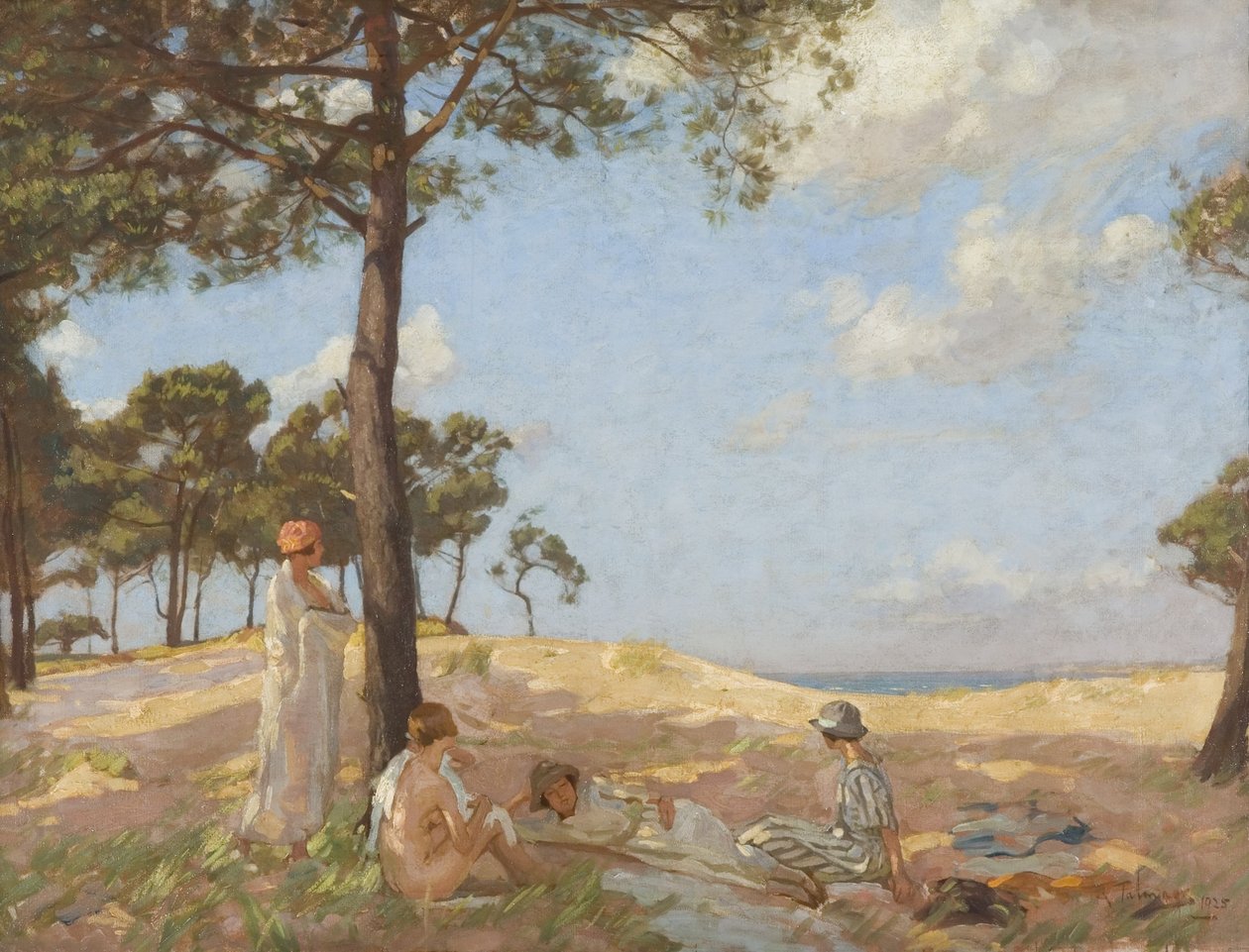 Yıkananlar, Pas de Calais by Algernon Mayow Talmage