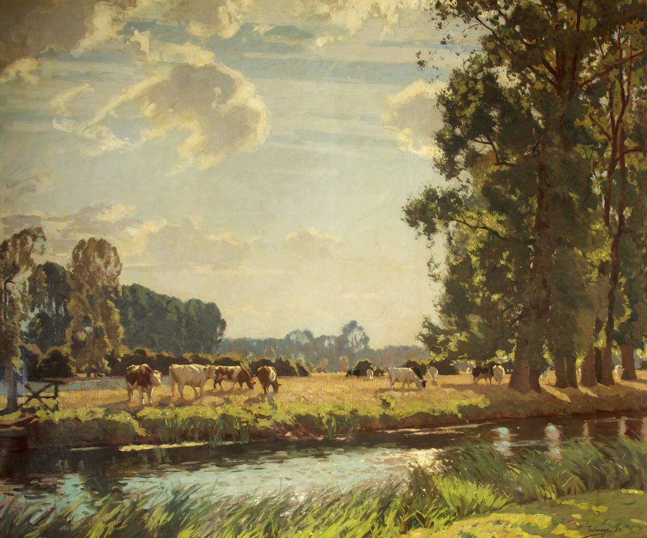 Dedham Manzarası by Algernon Mayow Talmage
