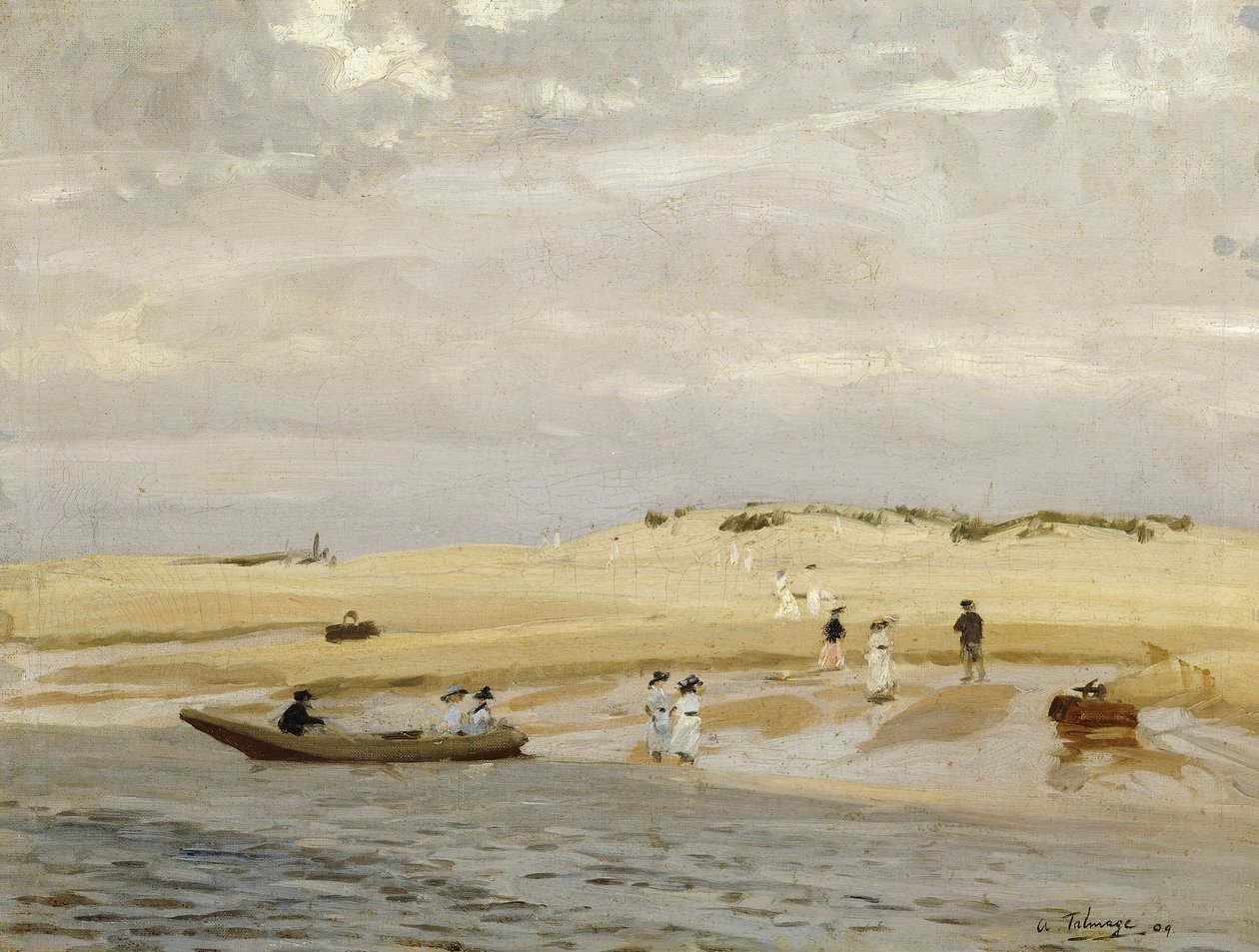 Sahildeki Figürler by Algernon Mayow Talmage