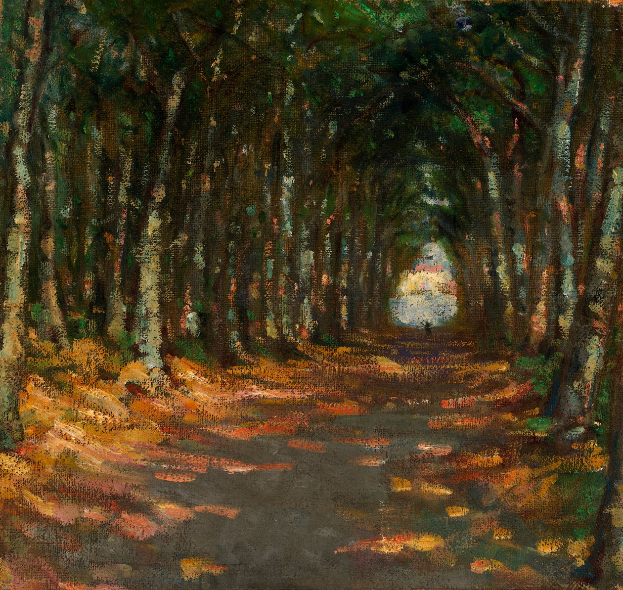 Alley in the Park, ca. 1906. by Alice Pike Barney