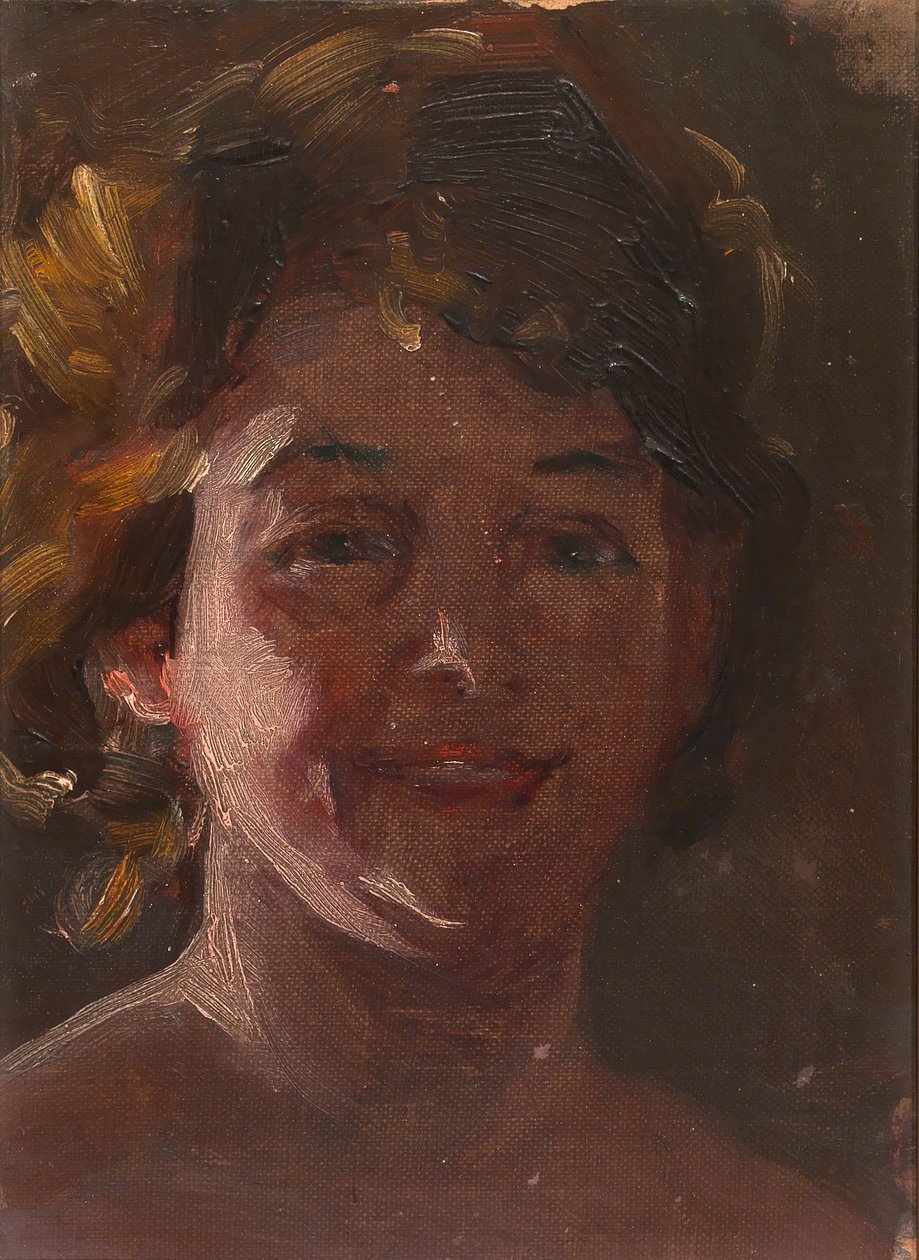 Sanatçının başı, 19. yüzyılın sonu - 20. yüzyılın başı. by Alice Pike Barney