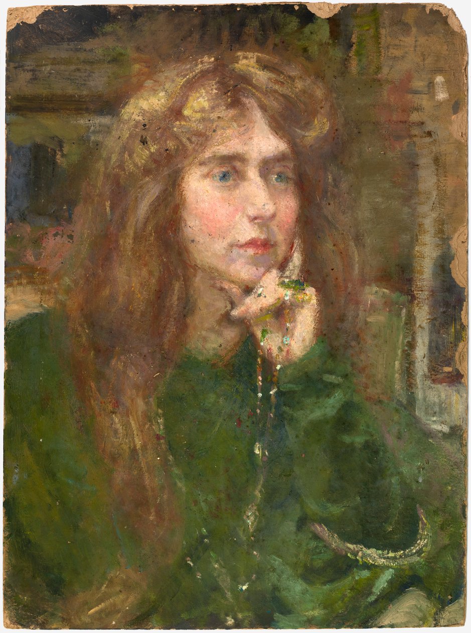 Natalie Kolyeli, yakl. 1900. by Alice Pike Barney