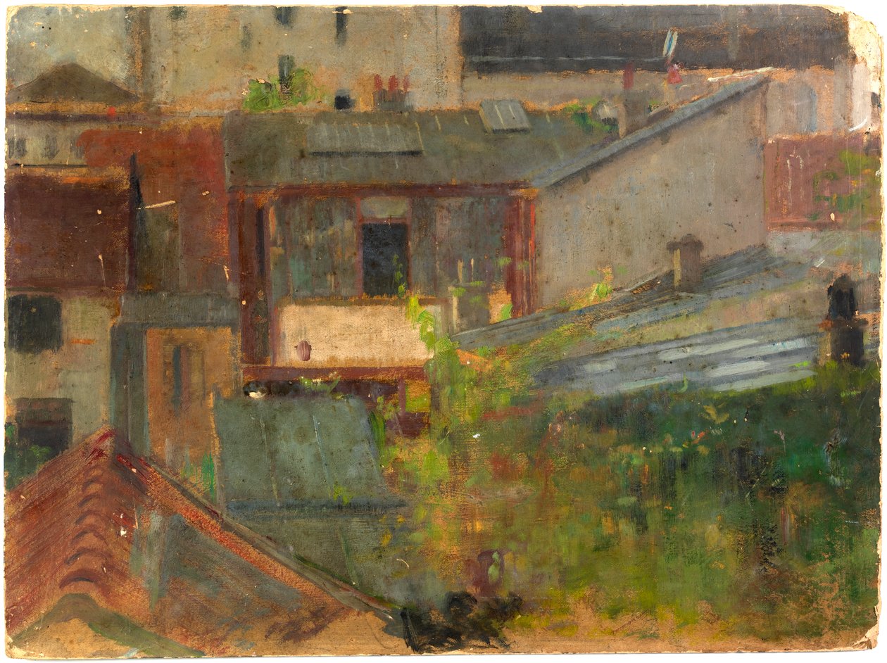 Çatılar, ca. 1900. by Alice Pike Barney