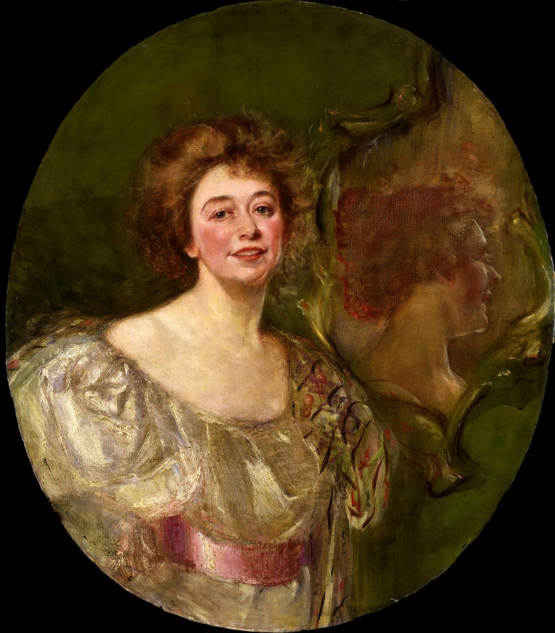 Aynada Yansıyan Otoportre, 1896. by Alice Pike Barney