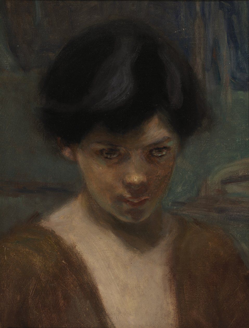 Bir Çocuğun Çalışma Başkanı. by Alice Pike Barney