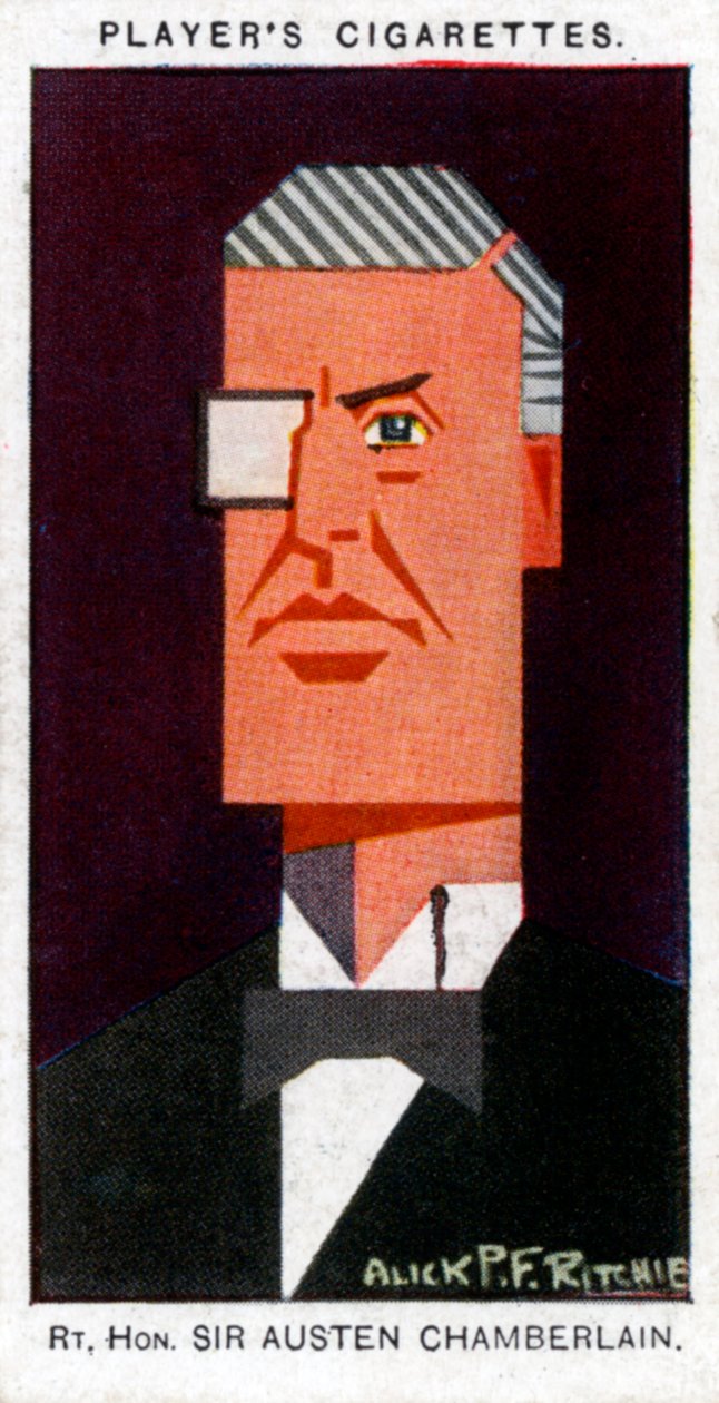 Austen Chamberlain, İngiliz politikacı, 1926 by Alick P. F. Ritchie