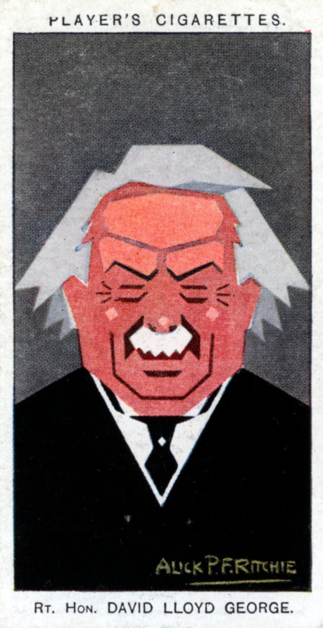 David Lloyd George, 1. Earl Lloyd-George, İngiltere Başbakanı, 1926. by Alick P. F. Ritchie