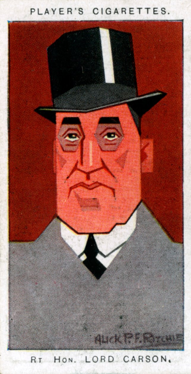 Edward Carson, 1 Baron Carson, Ulster lideri ve savunucusu, 1926. by Alick P. F. Ritchie