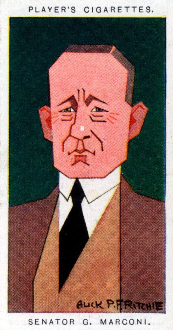 Guglielmo Marconi, İtalyan mucit, 1926. by Alick P. F. Ritchie