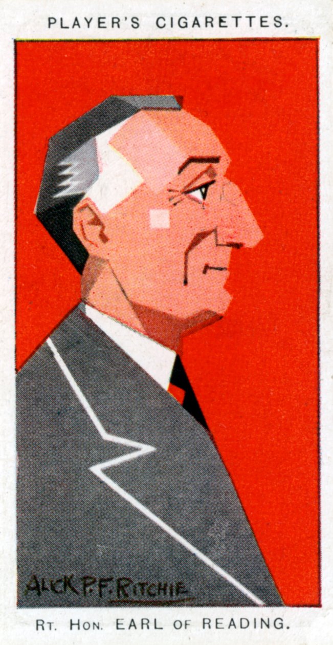 Rufus Isaacs, Okuma 1 Marki, Lord Başyargıç ve diplomat, 1926. by Alick P. F. Ritchie