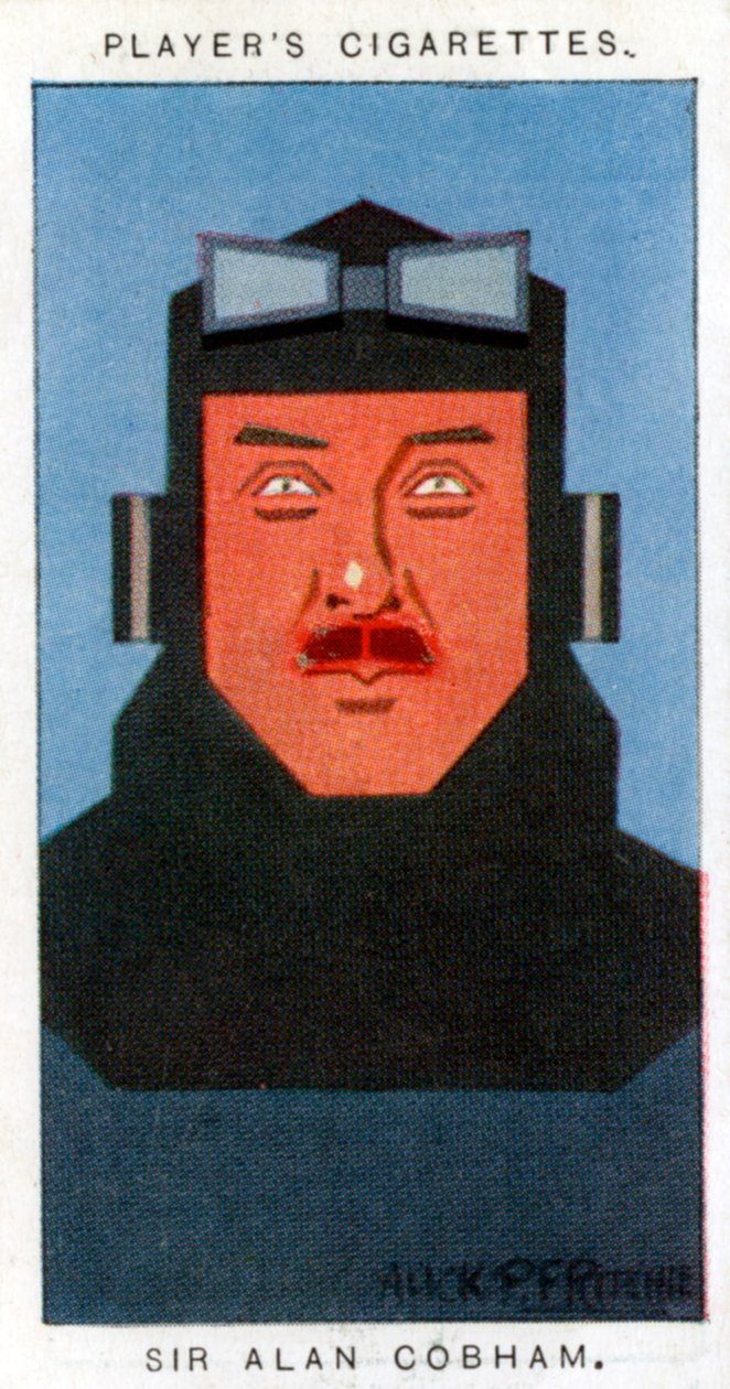 Sir Alan Cobham, İngiliz öncü havacı, 1926 by Alick P. F. Ritchie