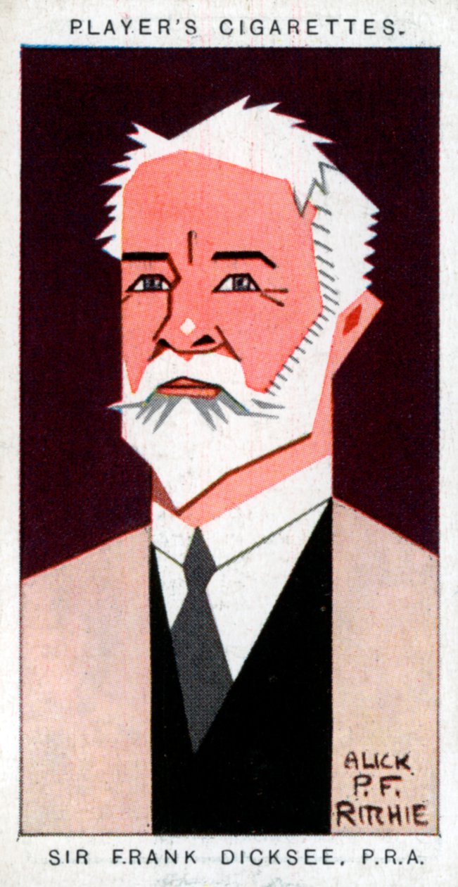 Sir Francis Bernard Dicksee, İngiliz ressam, 1926. by Alick P. F. Ritchie
