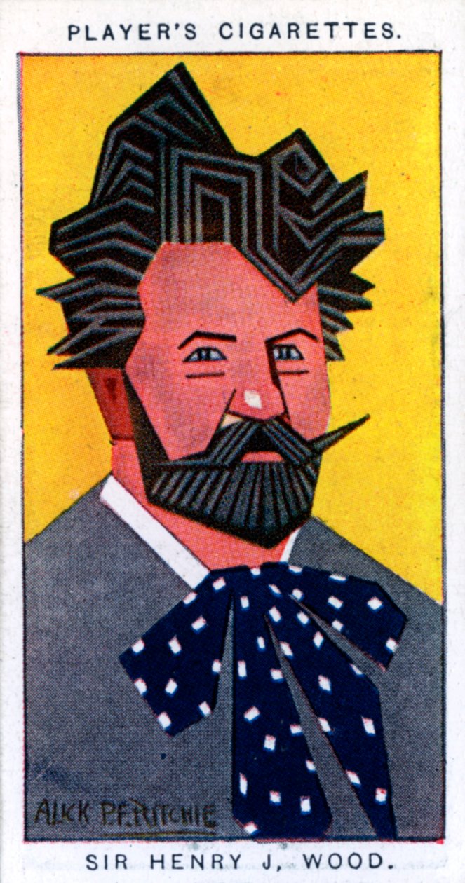 Sir Henry Joseph Wood, İngiliz şef, 1926. by Alick P. F. Ritchie