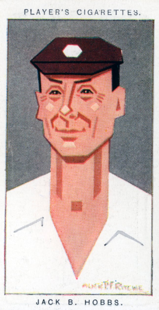 Sir Jack Hobbs, İngiliz kriket oyuncusu, 1926 by Alick P. F. Ritchie