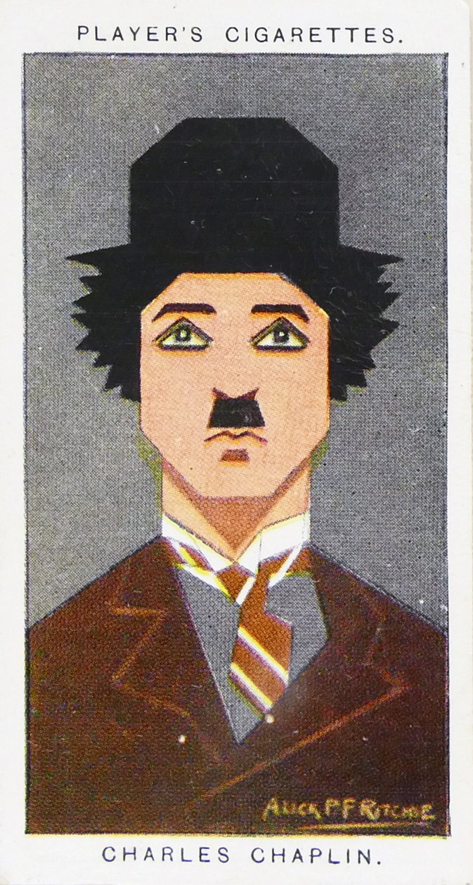 1926 Oyuncunun sigara kartını gösteren: Charlie Chaplin by Alick Penrose Forbes Ritchie