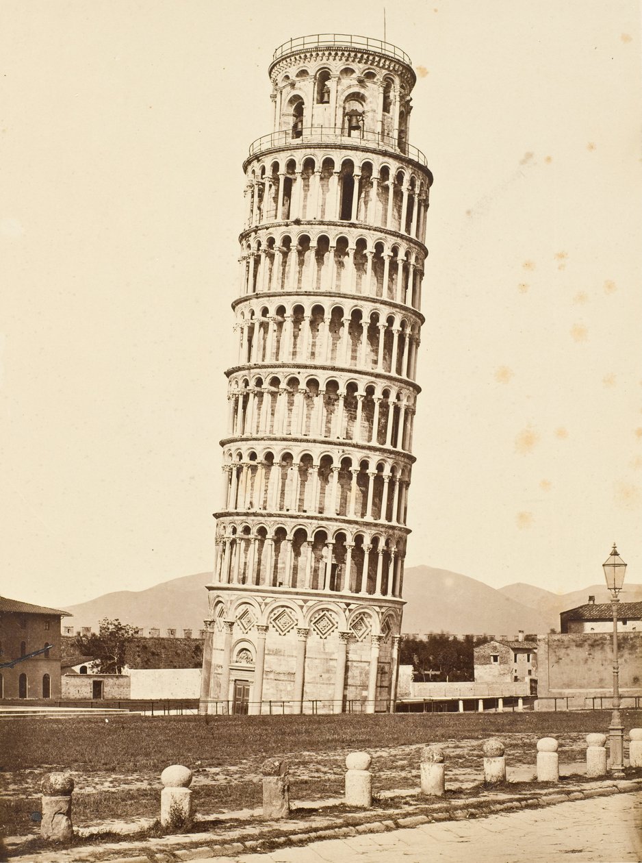 Campanile, Pisa (-4603) by Alinari Brothers