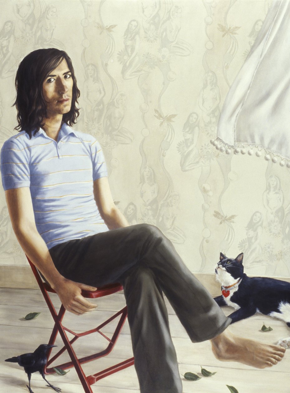 Tuhaf Aşk Üçgeni (tuval üzerine akrilik ve yağlı boya) by Alix Contemporary Artist Soubiran Hall