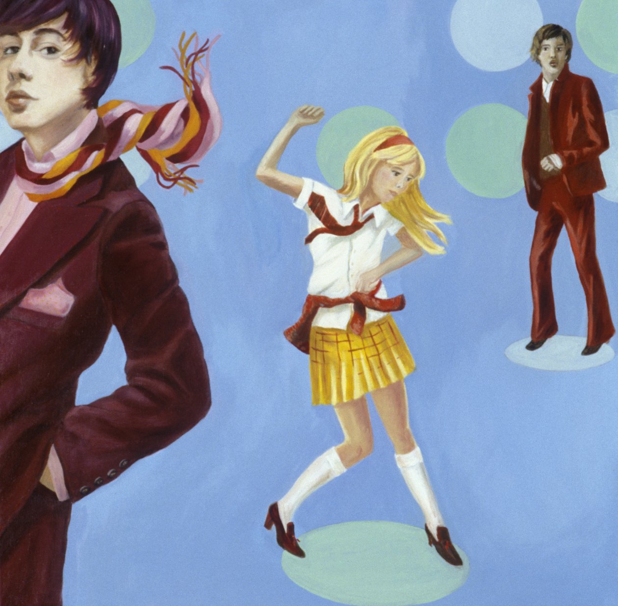 Disco 2000 (1) (tuval üzerine akrilik ve yağlı boya) by Alix Contemporary Artist Soubiran Hall