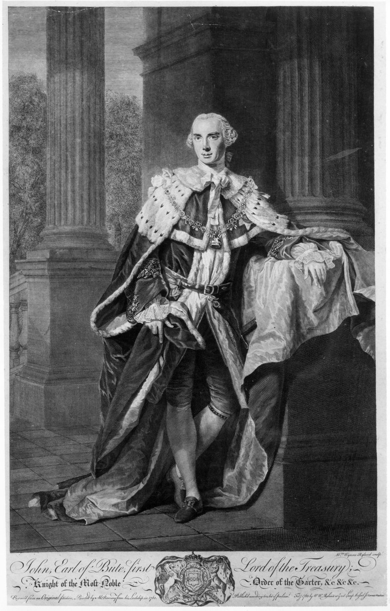 John Stuart, 3rd Earl of Bute, 1763  by Allan Ramsay