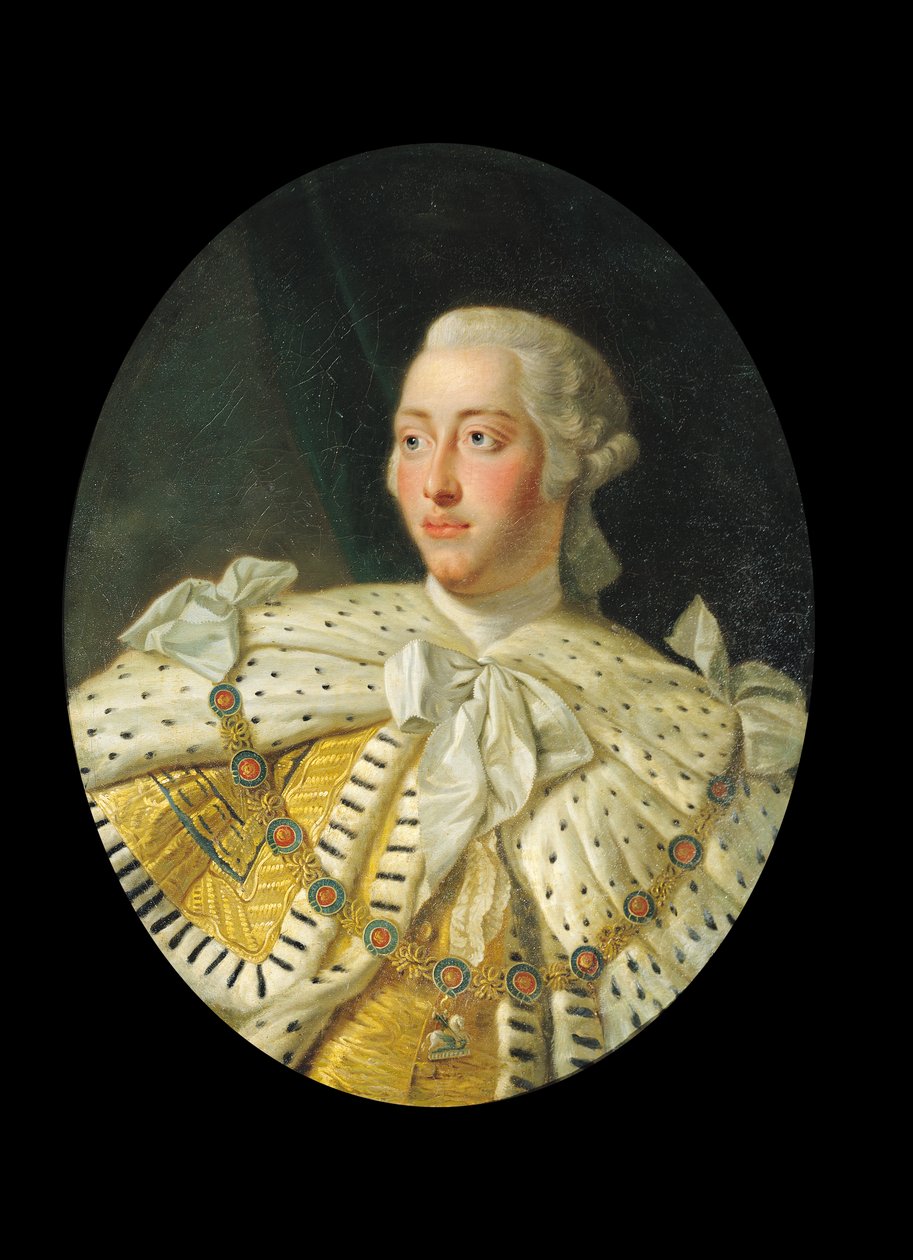 Portrait of King George III, after 1760  by Allan Ramsay