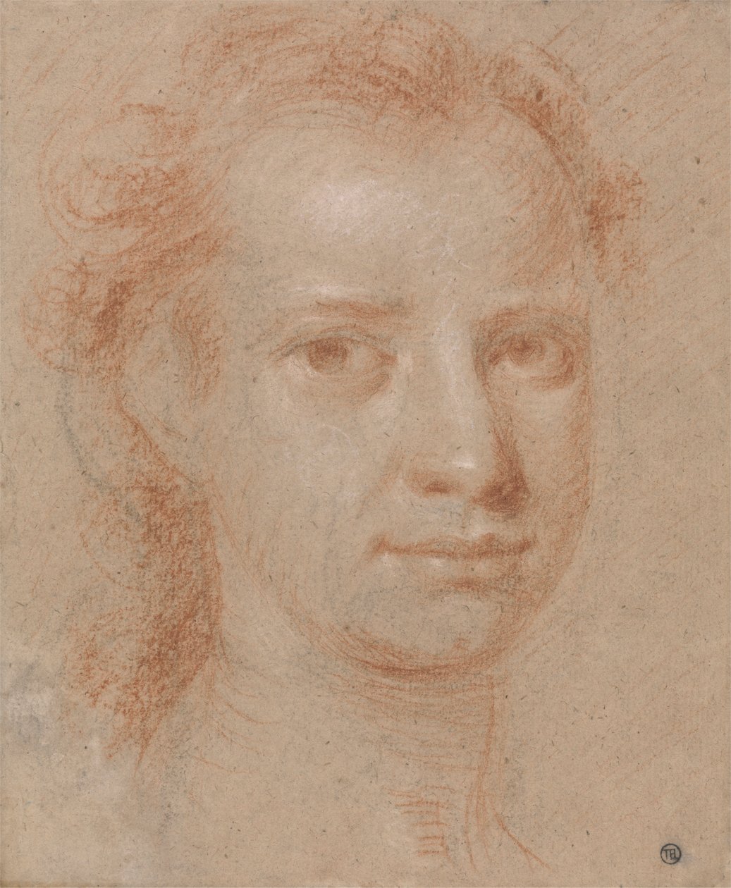 Genç Kadın veya Erkek Başkanı by Allan Ramsay