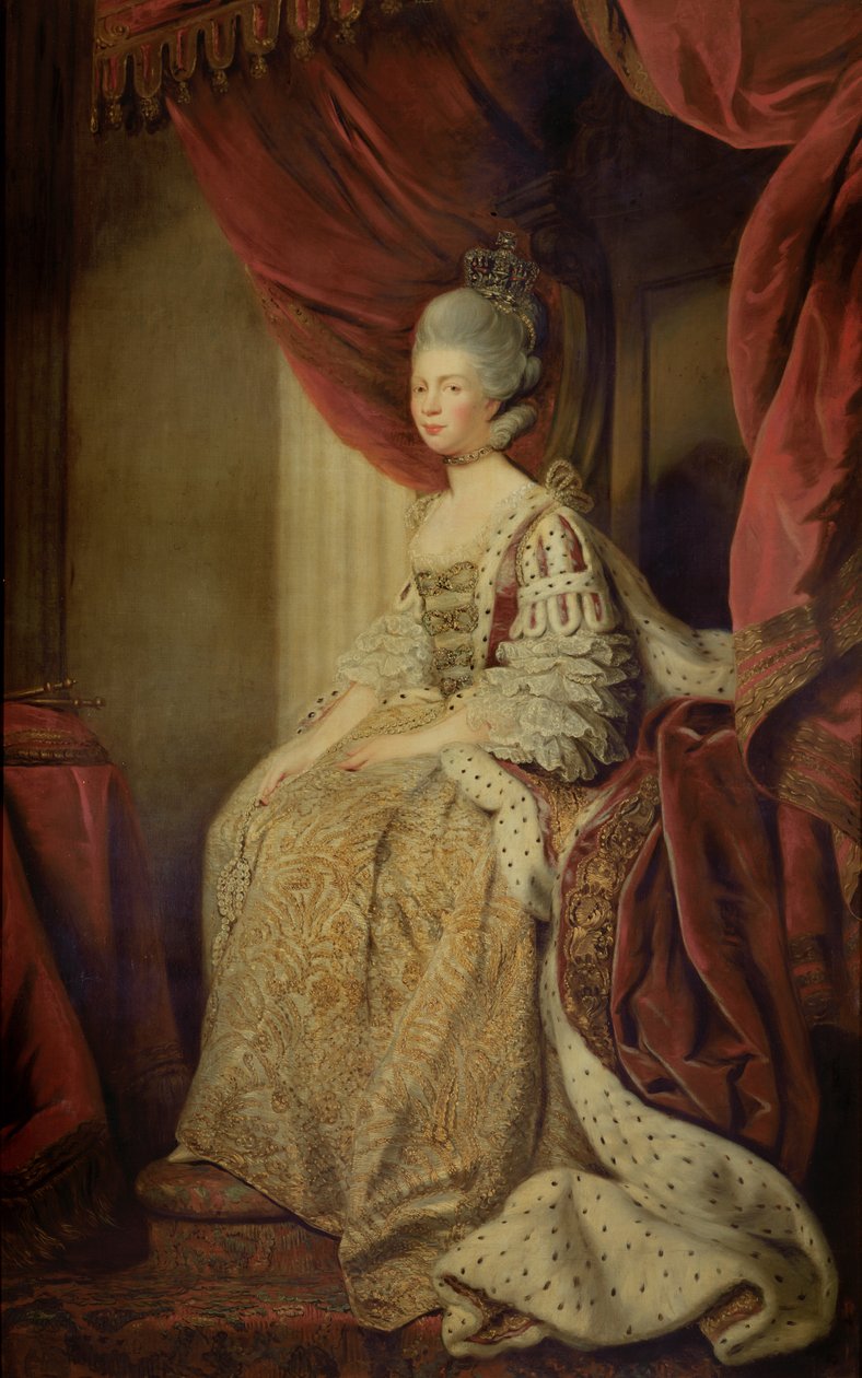Kraliçe Charlotte by Allan Ramsay