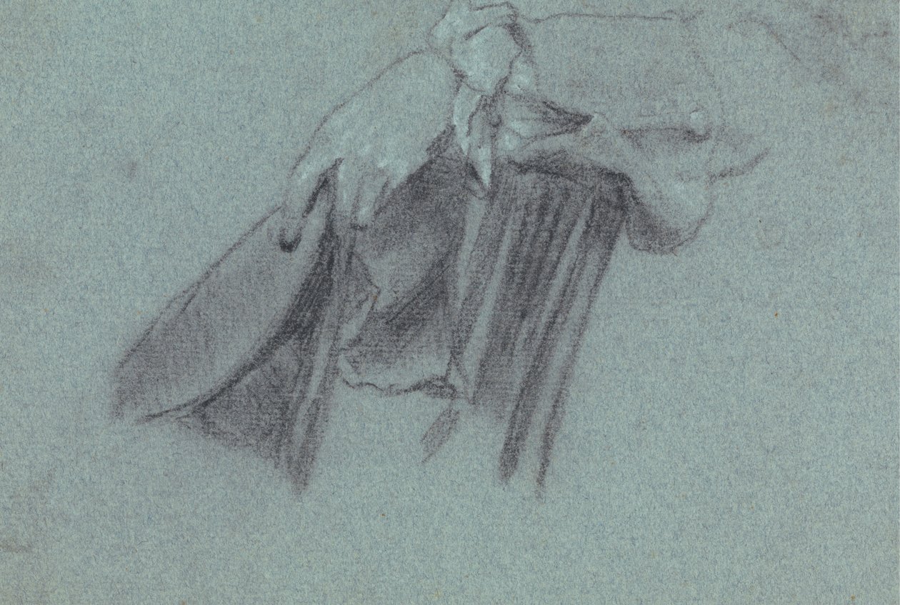 Şapka Tutan El Çalışması by Allan Ramsay