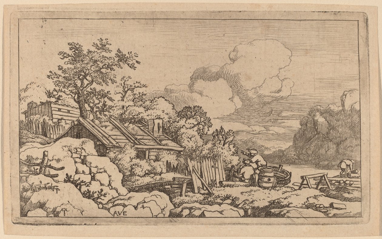marangoz kulübesi by Allart van Everdingen