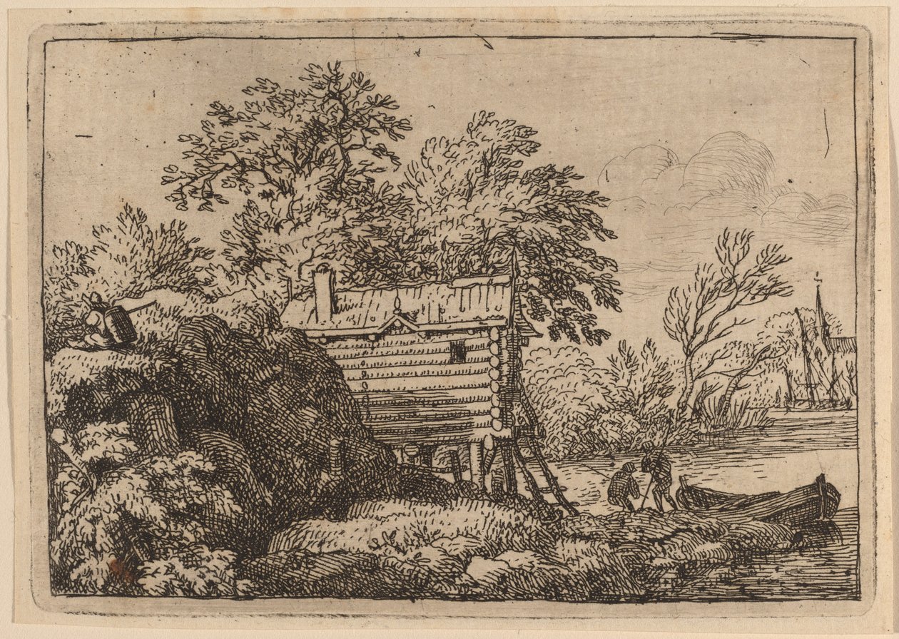 Balıkçı Kulübesi by Allart van Everdingen