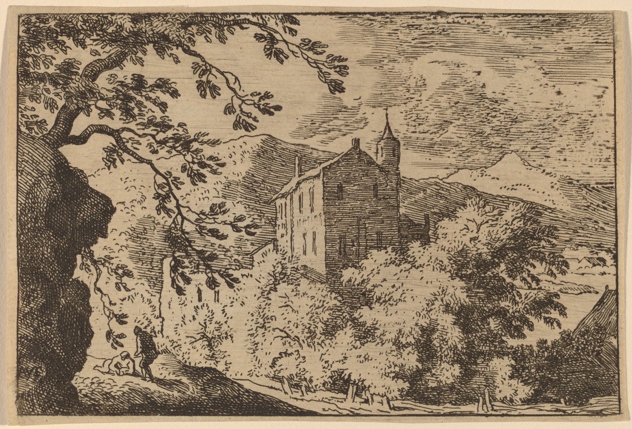 Taretli Büyük Ev, muhtemelen c. 16451656. by Allart van Everdingen